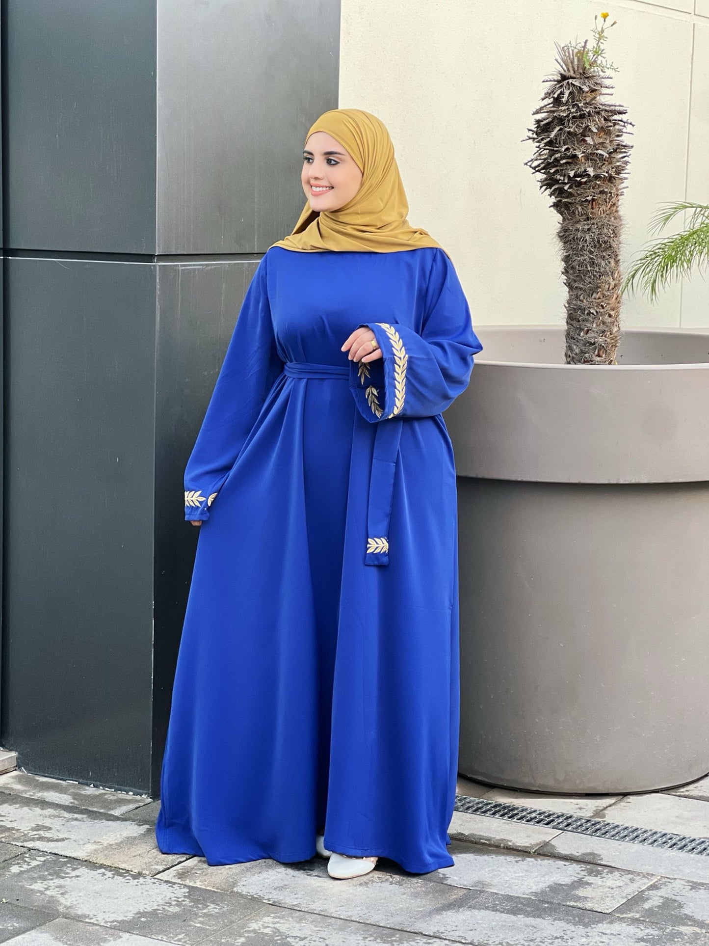 Robe Longue Élégante en Crêpe Rosa