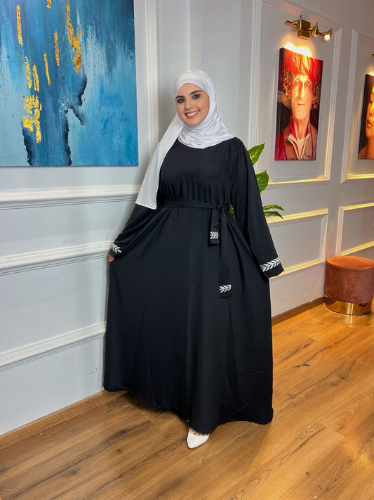 Robe Longue Élégante en Crêpe Rosa