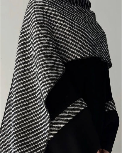 Abaya hivernale raffinée