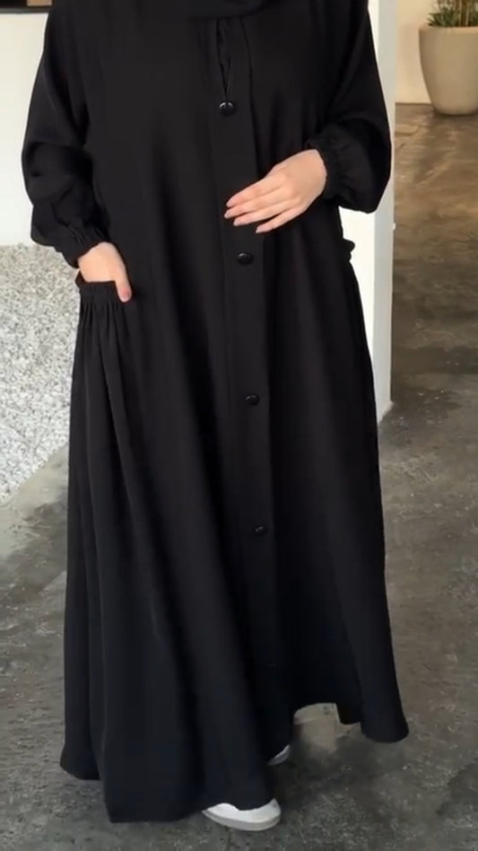 Abaya élégante mi-saison